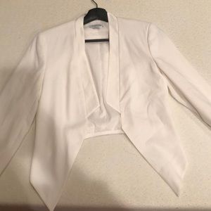 Bebe white blazer